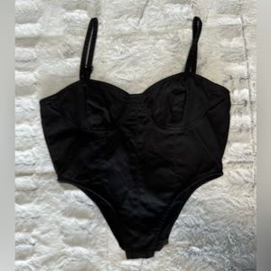 Boutique Corset Top; Size Large; in black